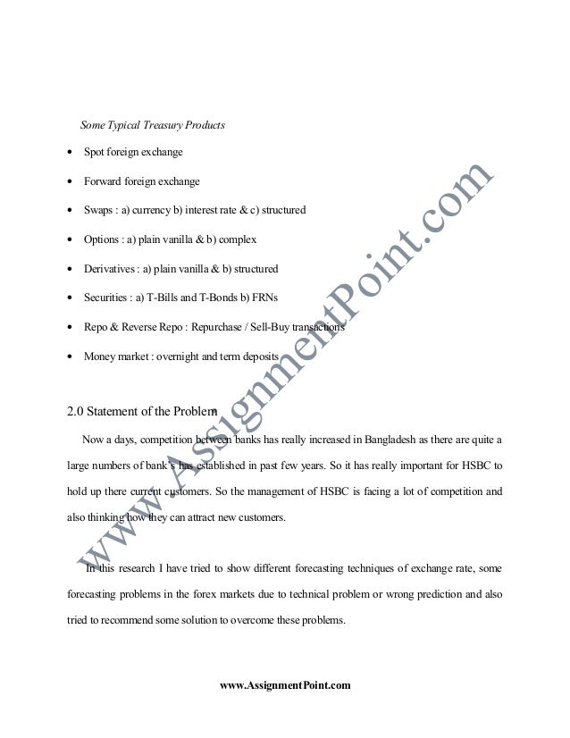 Report On Foreign Exchange Market Of Hsbc Bangladesh Ltd - 